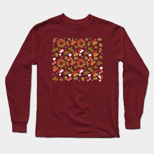 Christmas pattern Long Sleeve T-Shirt